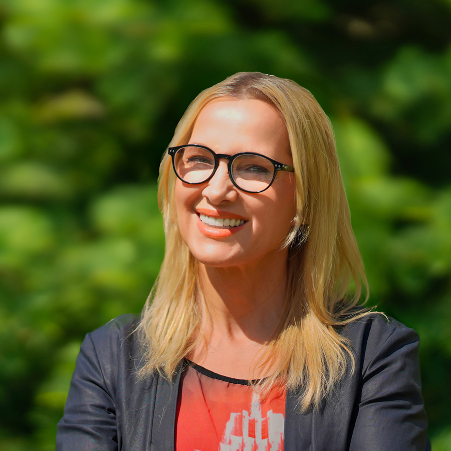 Das Foto zeigt die Mitarbeiterin des Maria Stadler Haus namens Minka Vesel.